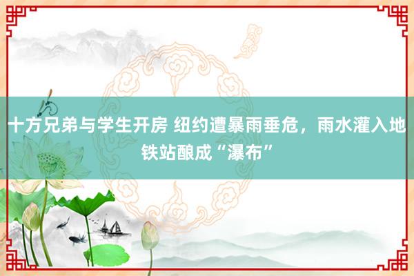 十方兄弟与学生开房 纽约遭暴雨垂危，雨水灌入地铁站酿成“瀑布”