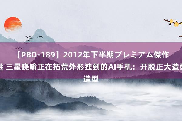 【PBD-189】2012年下半期プレミアム傑作選 三星晓喻正在拓荒外形独到的AI手机：开脱正大造型