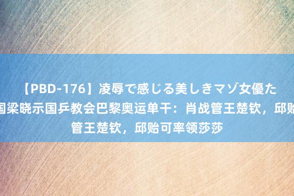 【PBD-176】凌辱で感じる美しきマゾ女優たち8時間 刘国梁晓示国乒教会巴黎奥运单干：肖战管王楚钦，邱贻可率领莎莎