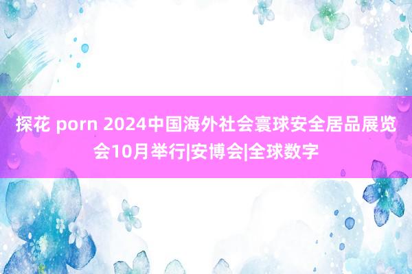 探花 porn 2024中国海外社会寰球安全居品展览会10月举行|安博会|全球数字